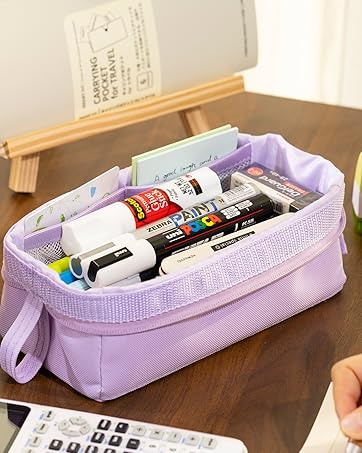 purple pencil bag