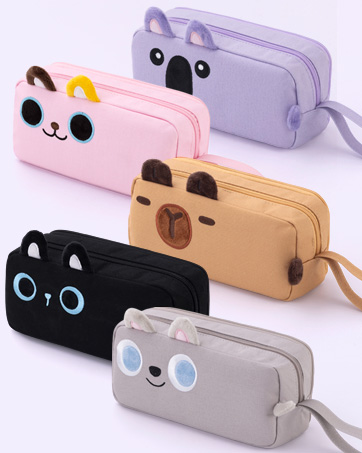 cute kawaii pencil bag animal