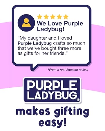 Real review: A favorite among kids and parents, love gifting Purple Ladybug craft kits again &amp; again